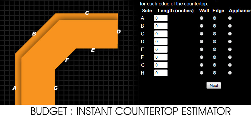 Instnt Countertop Estimator