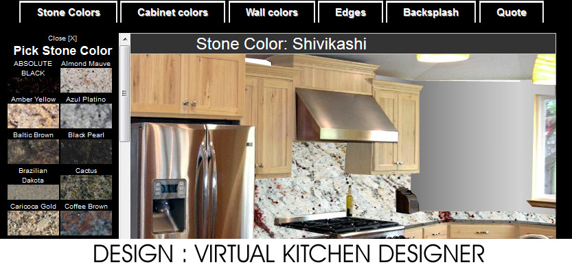 Virtual Kitchen designer