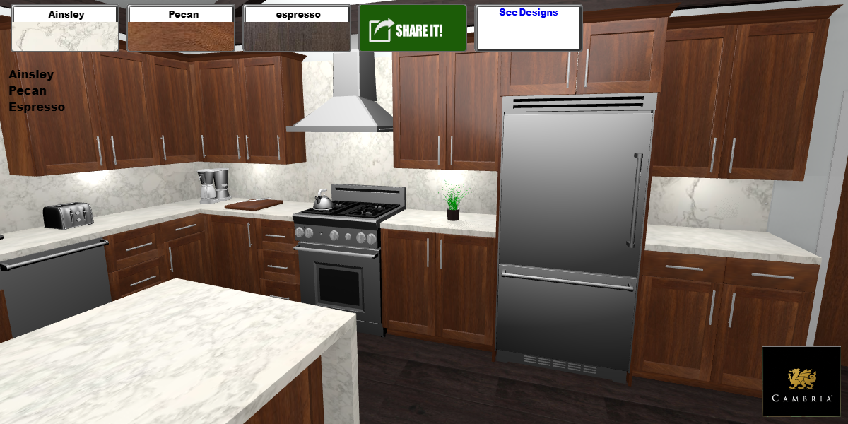 3d Kitchen Design : Avigna Cabinets